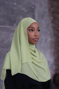Lime Green Hijab (Chiffon)