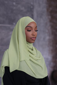 Lime Green Hijab (Chiffon)