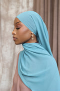 Blue Hijab (Chiffon)