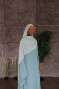 Mint Blue Hijab (Chiffon)