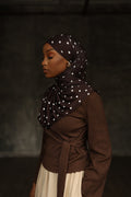 Brown Polka Dots (Printed Jersey)