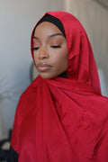 (Red) Satin Hijab