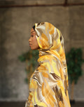 (Yellow) ZAKIYA Hijab (Chiffon)