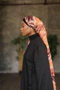 (Orange) ZAKIYA Hijab (Chiffon)
