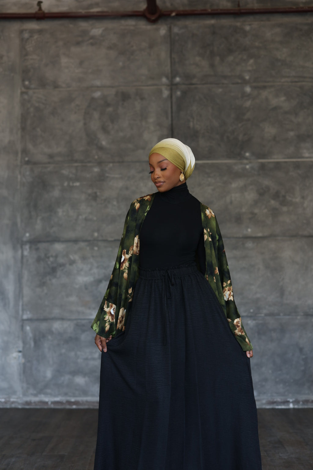 PREORDER (Black) Maxi Skirt