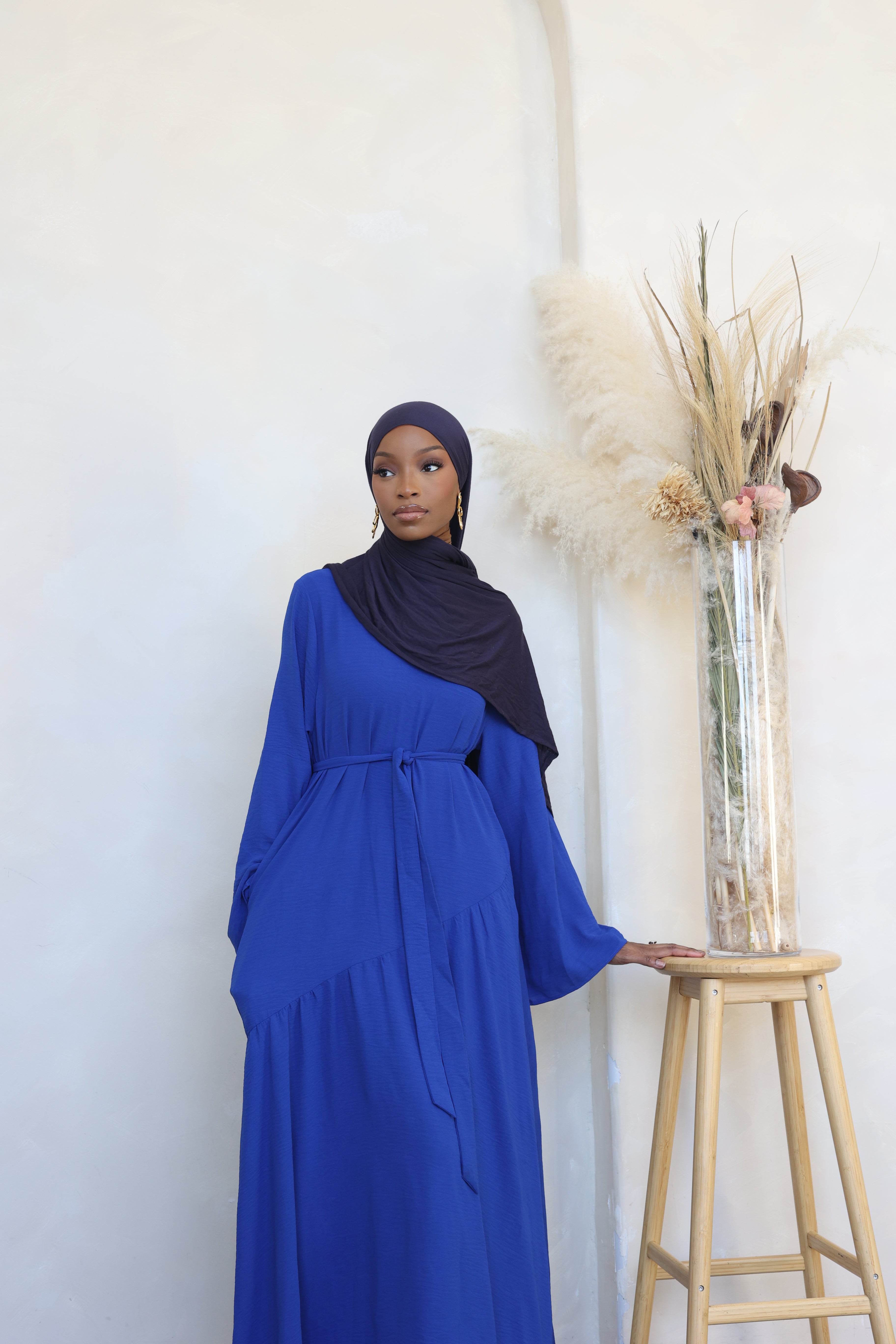 Royal Blue) Bella Dress – A.SumayahShop LLC