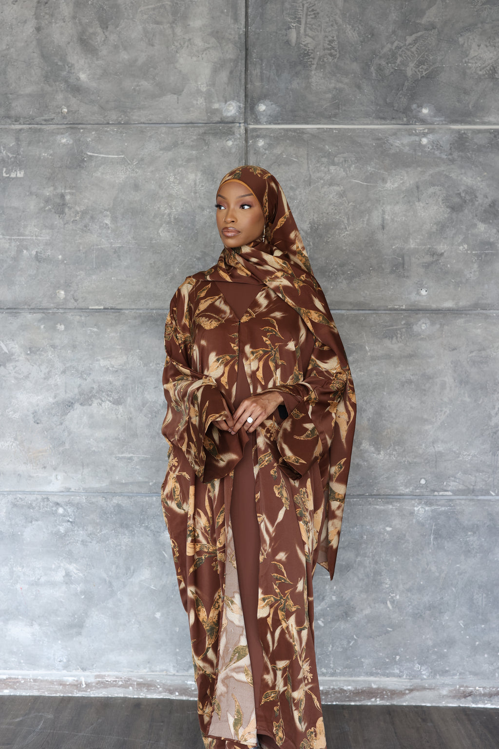 Brown SERAI Abaya