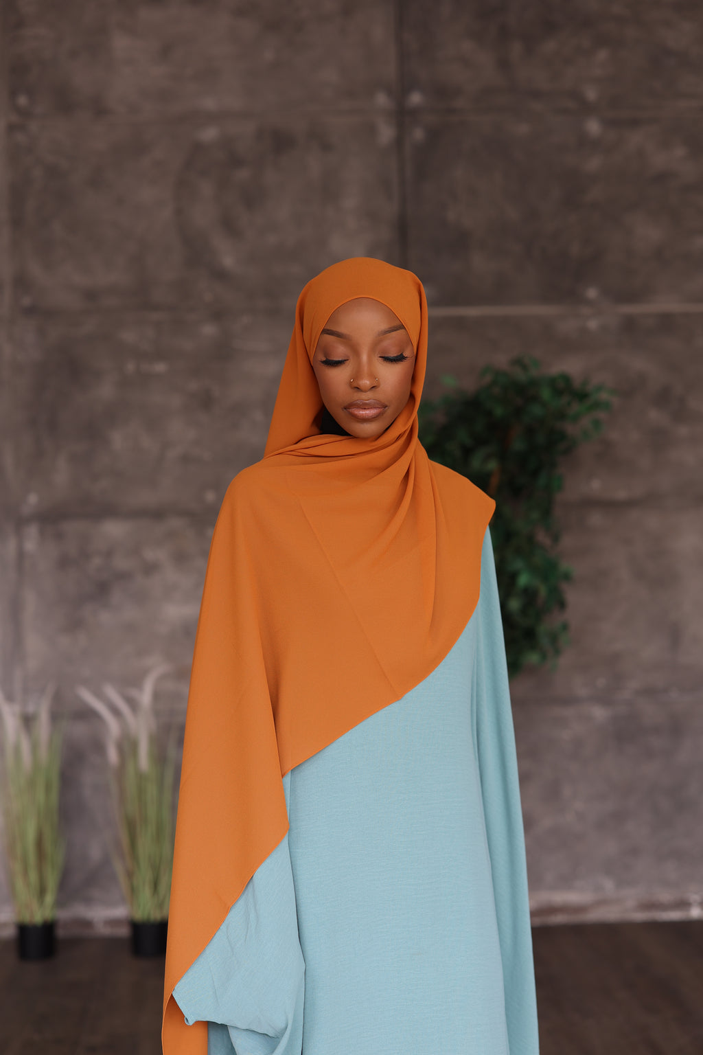 Orange Hijab (Chiffon)