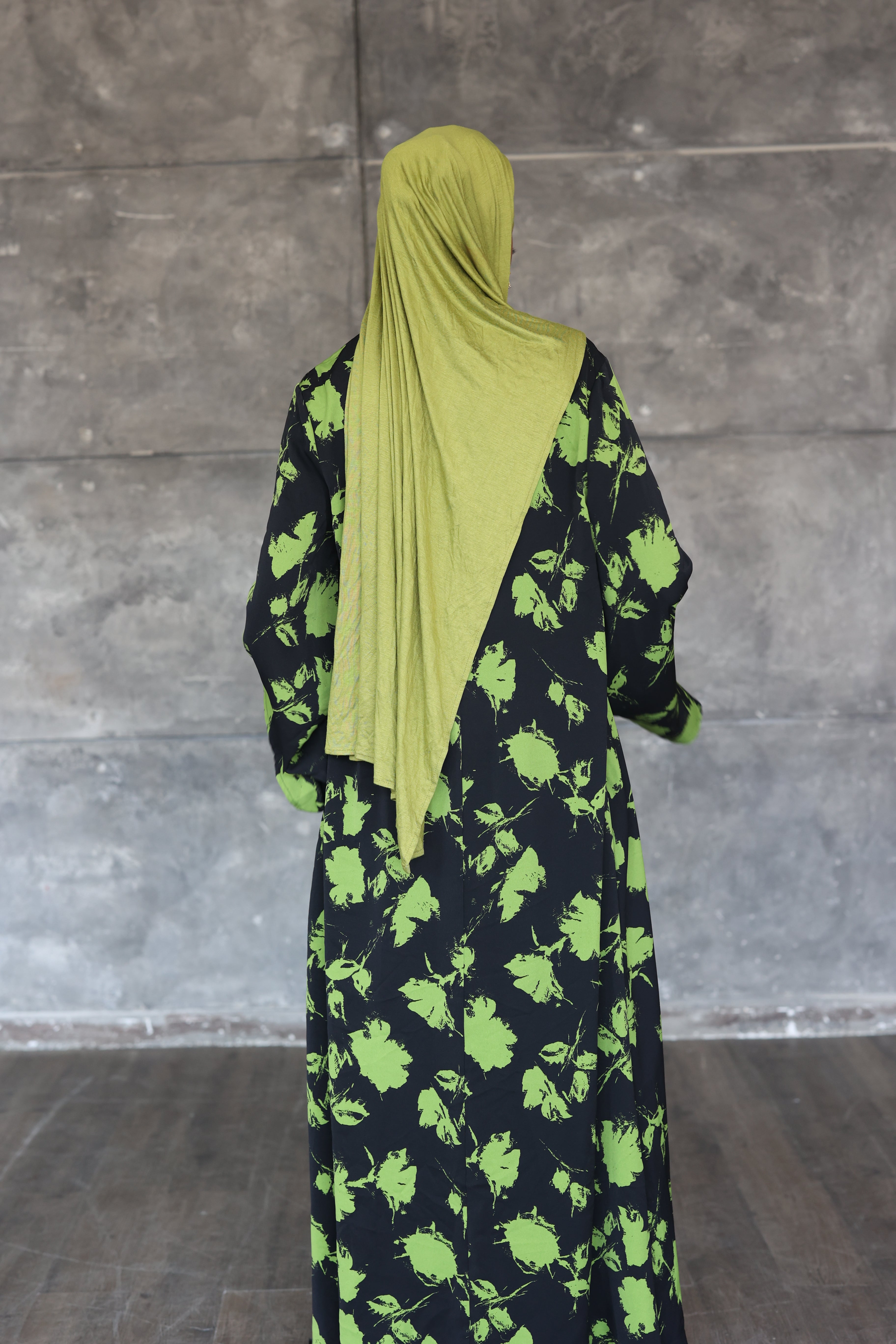 Floral Flare Sleeve Dress