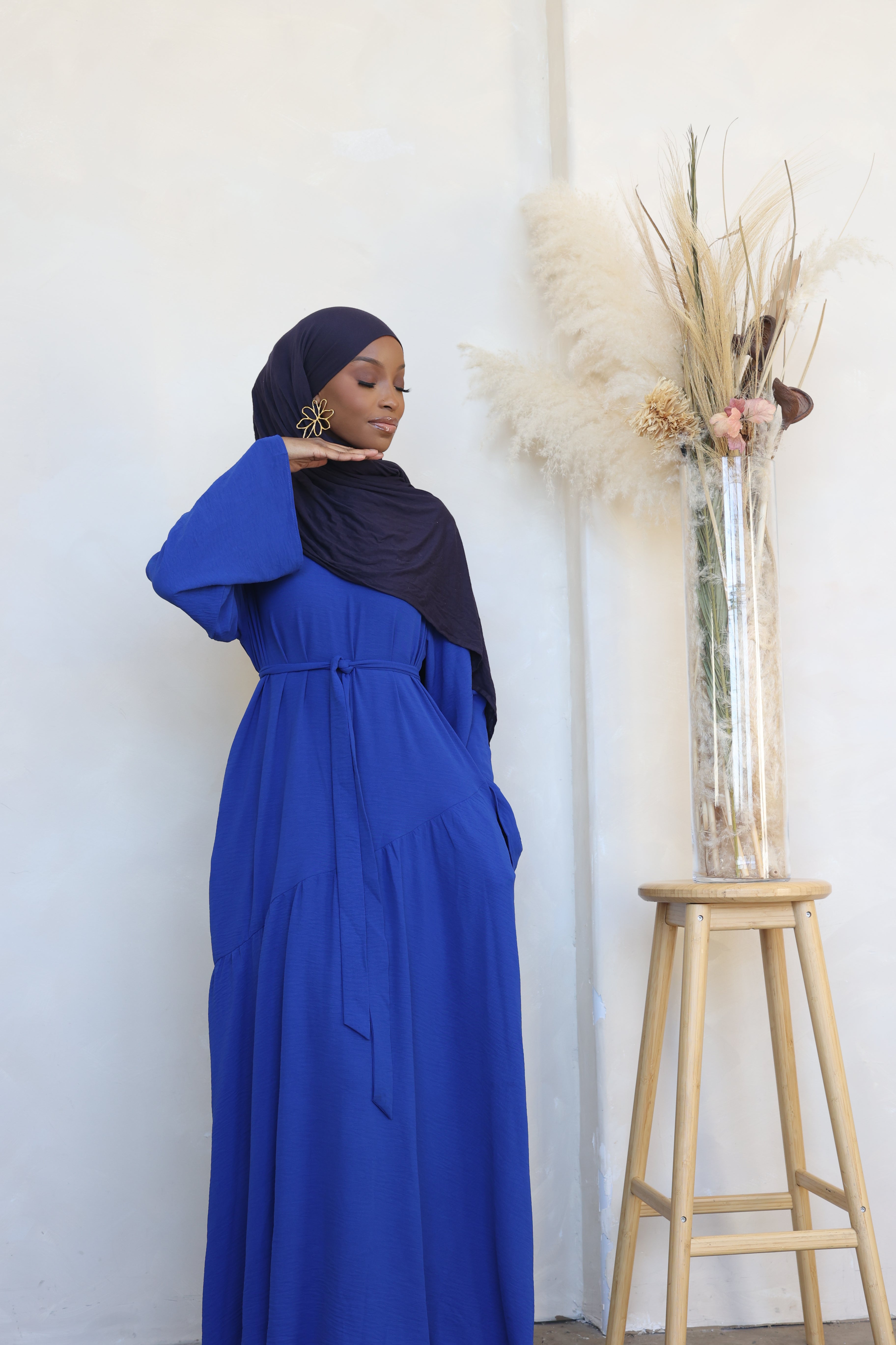 Royal Blue) Bella Dress – A.SumayahShop LLC