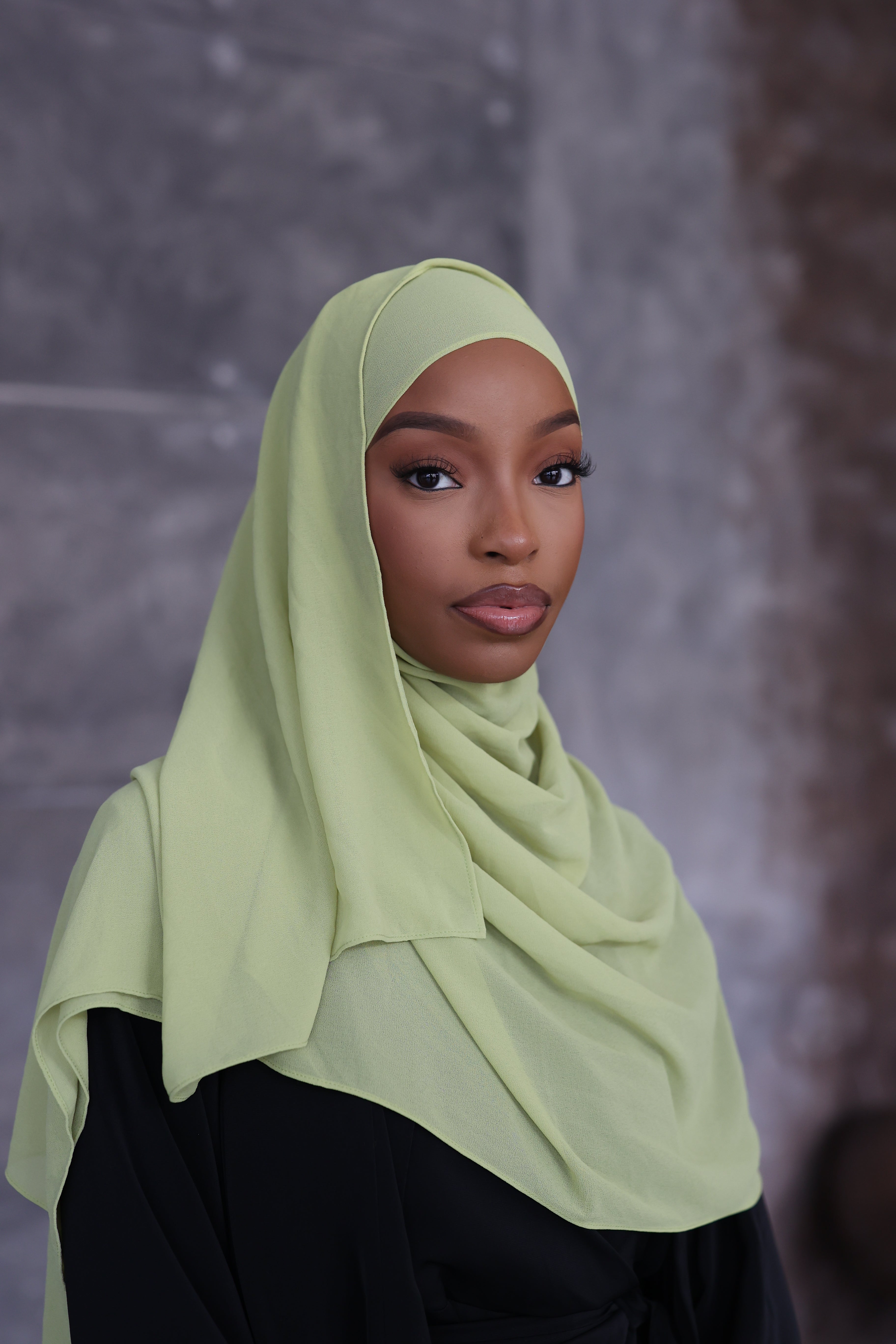 Lime Green Hijab (Chiffon)