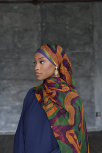 (Yellow) YARA Hijab (Chiffon)