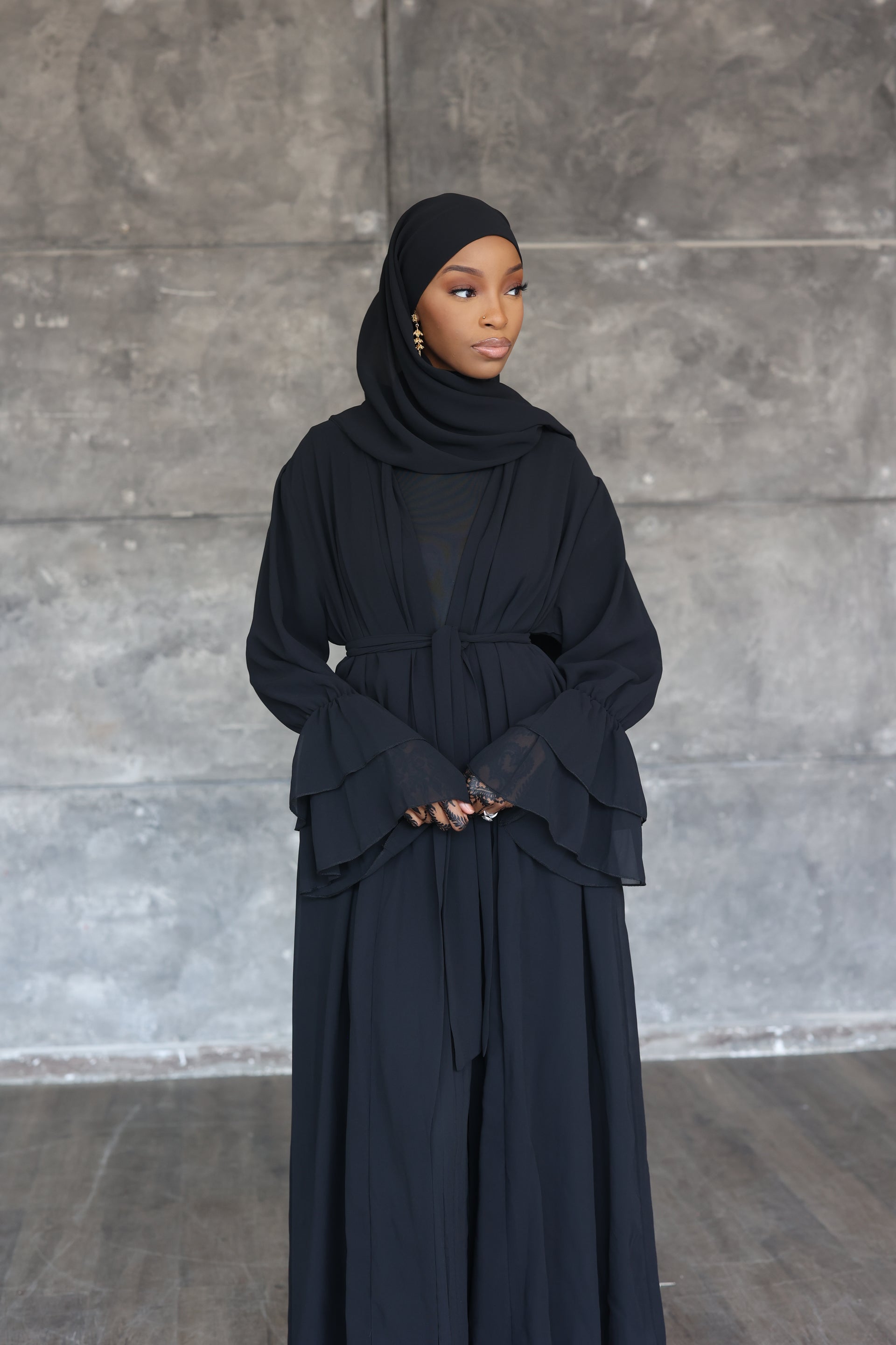 Black) Chic Abaya – A.SumayahShop LLC