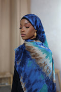 (Blue) TARA Hijab (Chiffon)