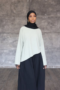 (Green) Asymmetrical Basic Top