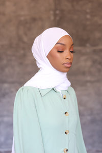 White Hijab (Chiffon)