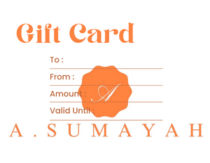 A.SumayahShop Gift Card