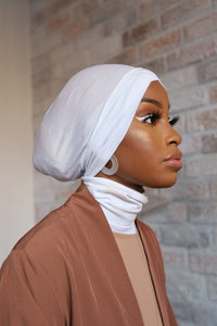 Crosstube Hijab Cap (White)