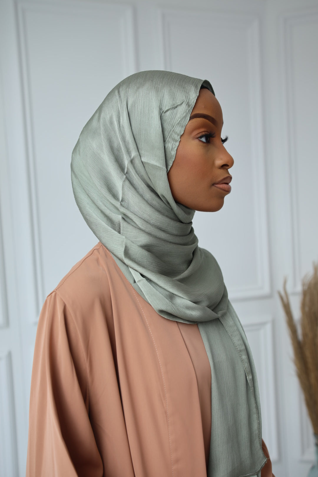 (Olive) Satin Hijab