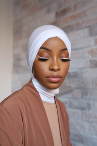 Crosstube Hijab Cap (White)